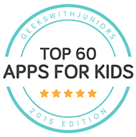 Geeks With Juniors Top 60 Apps for Kids Award 2015